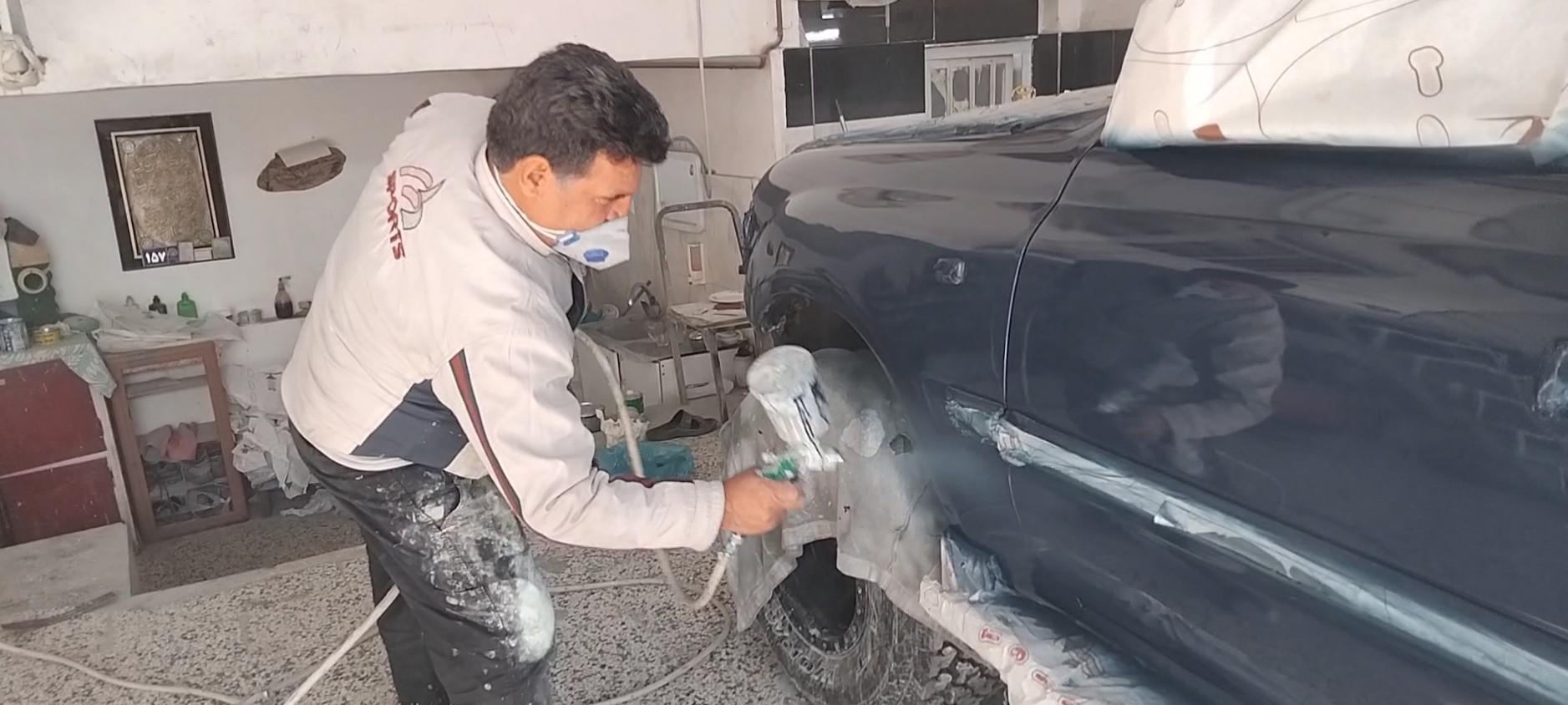 عکس نقاشی اتومبیل مسعود