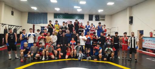 عکس آموزش بوکس امیر رنجی