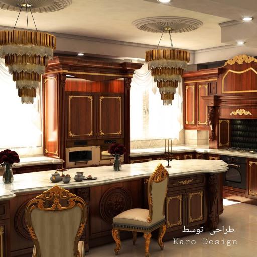 عکس کابینت و دکوراسیون داخلی کارو دیزاین