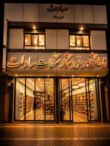 عکس فروشگاه شکلات سادات