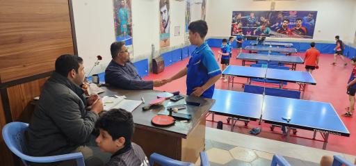 عکس باشگاه تنیس روی میز سردار شهید مختار مهماندوست