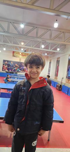 عکس باشگاه تنیس روی میز سردار شهید مختار مهماندوست