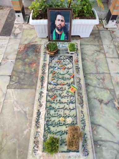 عکس مزار سید محمد جواد ذاکر