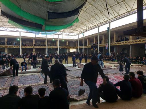 عکس حسینیه اعظم باغملک