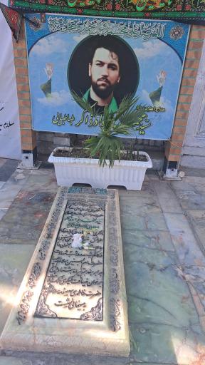 عکس مزار سید محمد جواد ذاکر