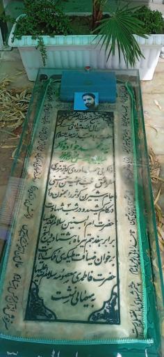 عکس مزار سید محمد جواد ذاکر