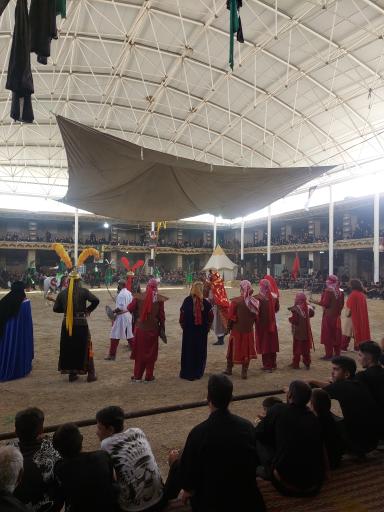 عکس حسینیه اعظم باغملک