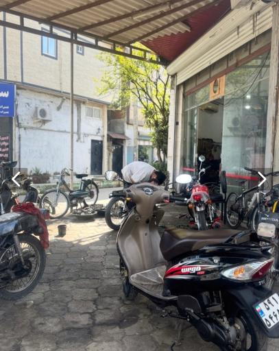 عکس تعمیرگاه موتور سیکلت محمدزاده