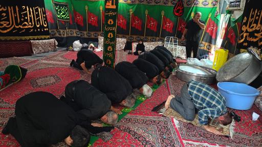 عکس هیئت متوسلین بحضرت علی اصغر (ع)