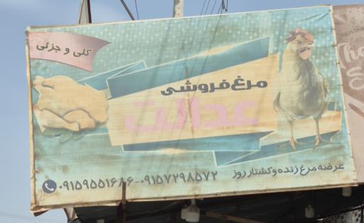 عکس مرغ فروشی عدالت