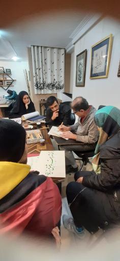 عکس انجمن خوشنویسان ایران واحد میرعماد