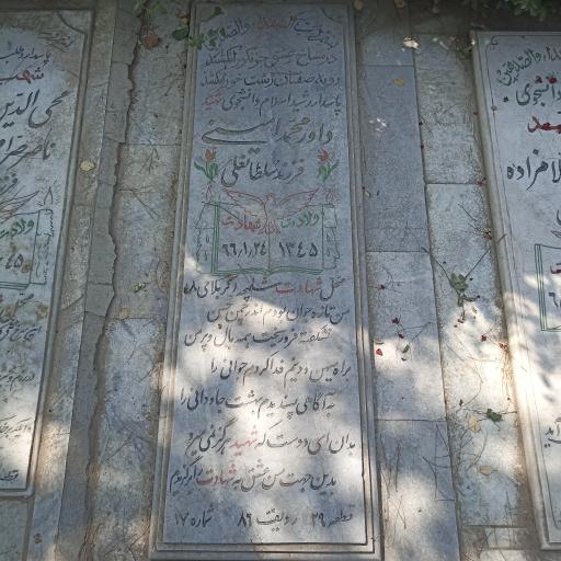 عکس مزار شهید داور محمدامینی