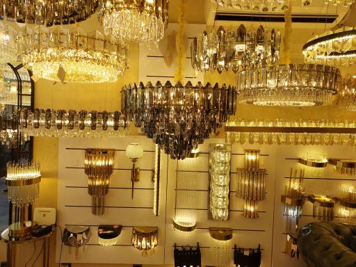 عکس لوستر درخشان _لاله زار نو