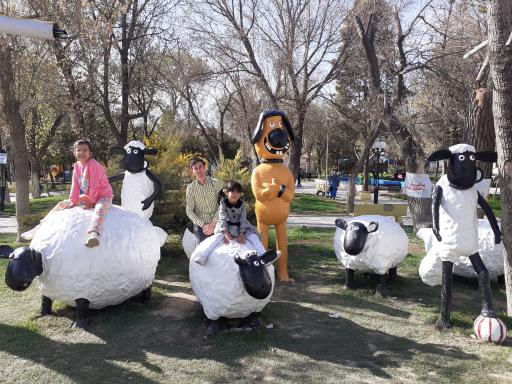 عکس باغ ملی قوچان