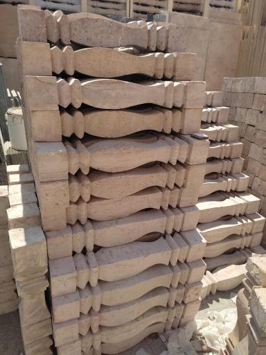 عکس تولیدی نرده سنگی هدایتی