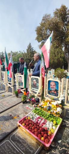 عکس مزار شهید حاج حسین خرازی