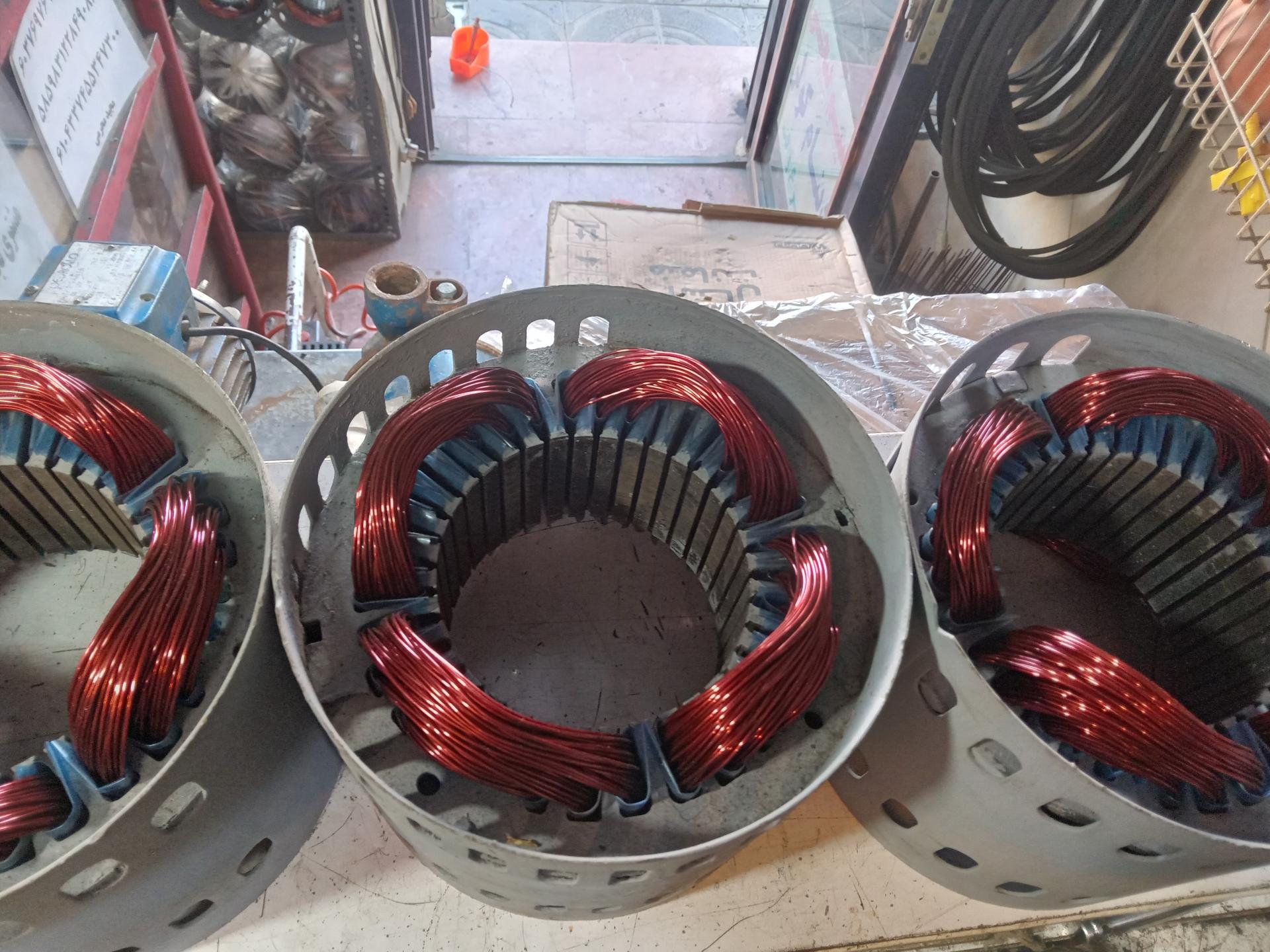 عکس سیم پیچی مدرن