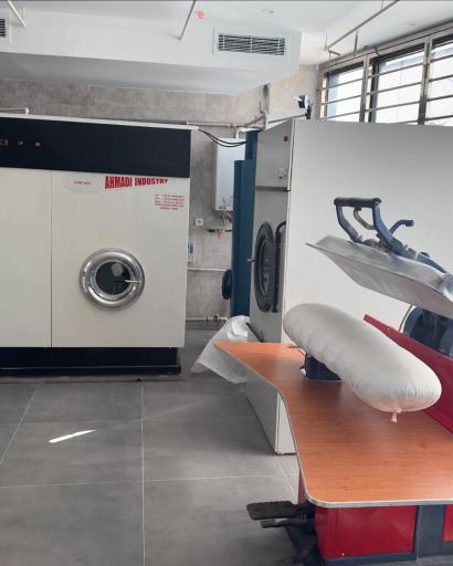 عکس خشکشویی و مبلشویی خط اتو