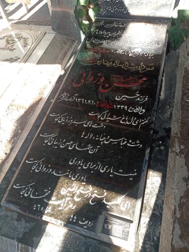 عکس مزار محسن وزوایی