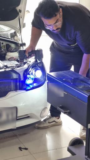 عکس مرکز تنظیم نور خودرو تزیین چی