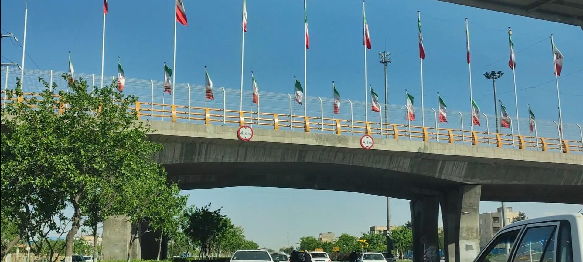 عکس پل رسالت 