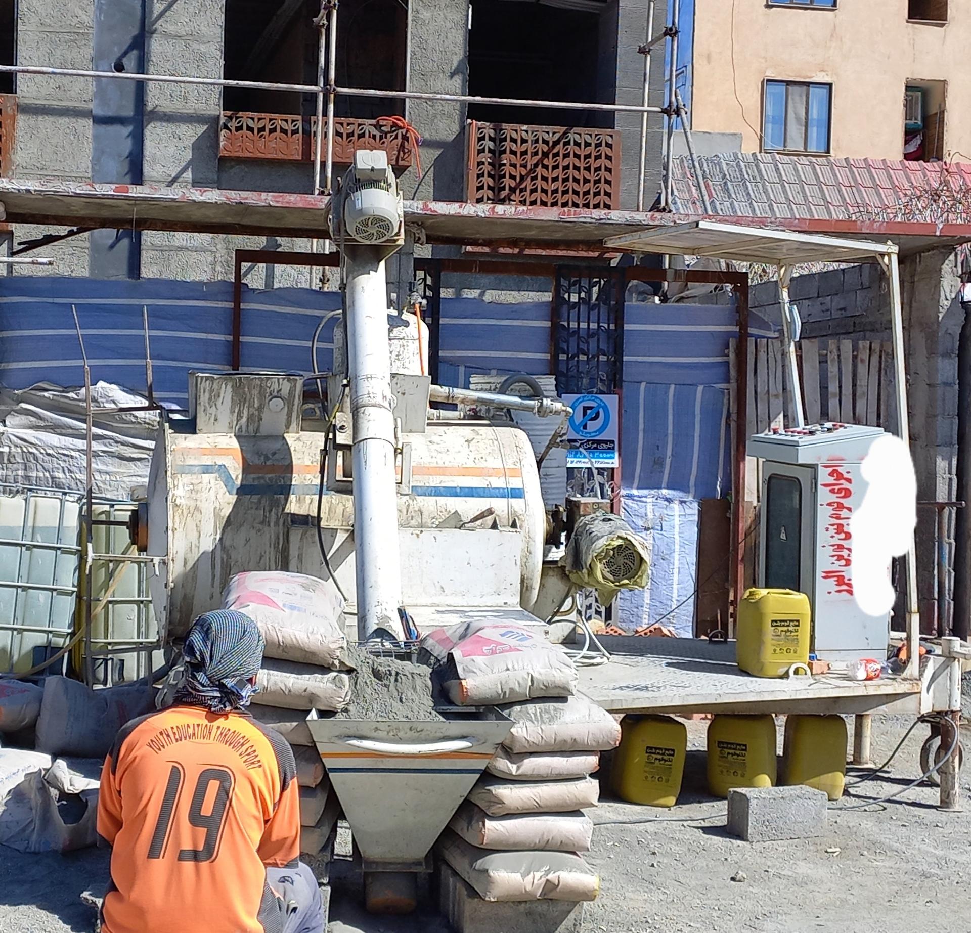 عکس اجرای تخصصی فوم بتن نوین البرز 