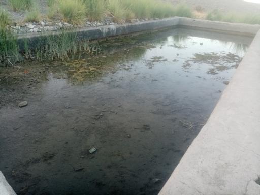 عکس قنات وچشمه وحوض استخر ذخیره آب میج صفلی، دهنو