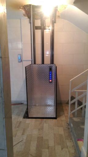 عکس نصب بالابر هیدرولیکی 