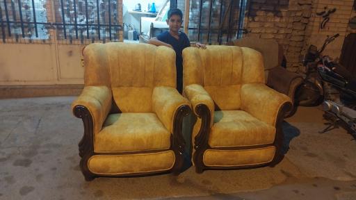 عکس تعمیرات مبل طاها