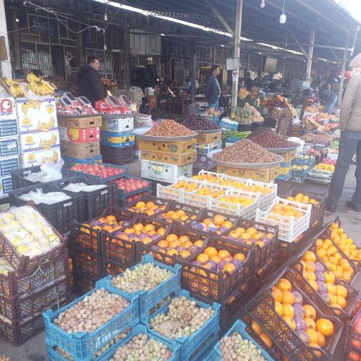 عکس میدان میوه و تره بار نوغان