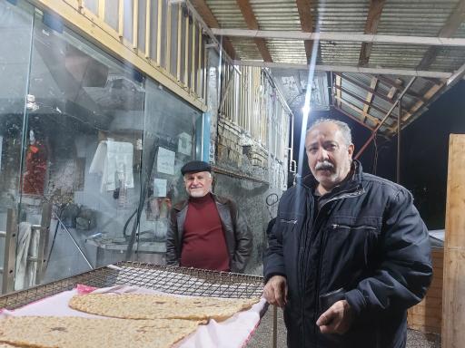 عکس نانوایی سنگکی حسن لباف