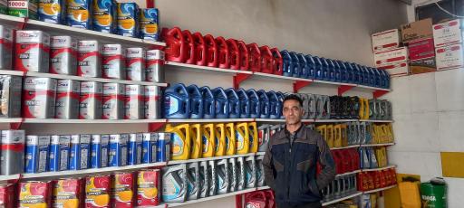 عکس تعویض روغنی محمد ندرت