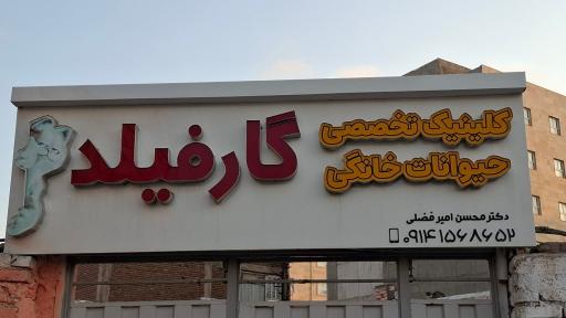 پت شاپ و کلینیک دامپزشکی گارفیلد