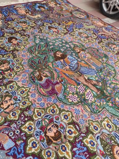 عکس تولیدی فرش دستباف سرباز 