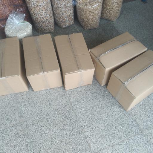 عکس اجیل پزی کره بادم زمینی کیان