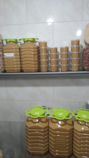 عکس اجیل پزی کره بادم زمینی کیان