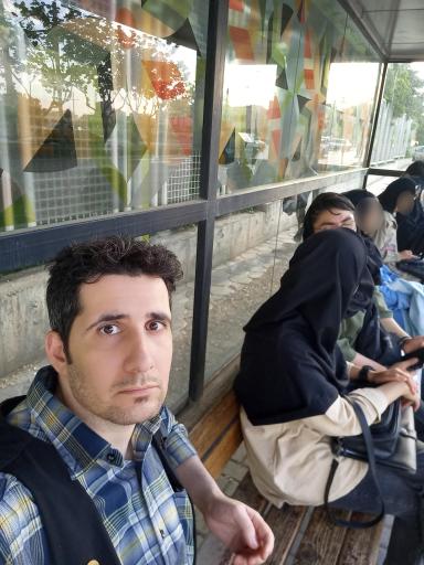 عکس ایستگاه اتوبوس شریعتی 60