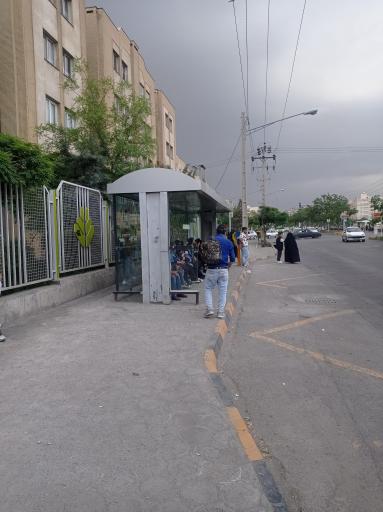 عکس ایستگاه اتوبوس شریعتی 60