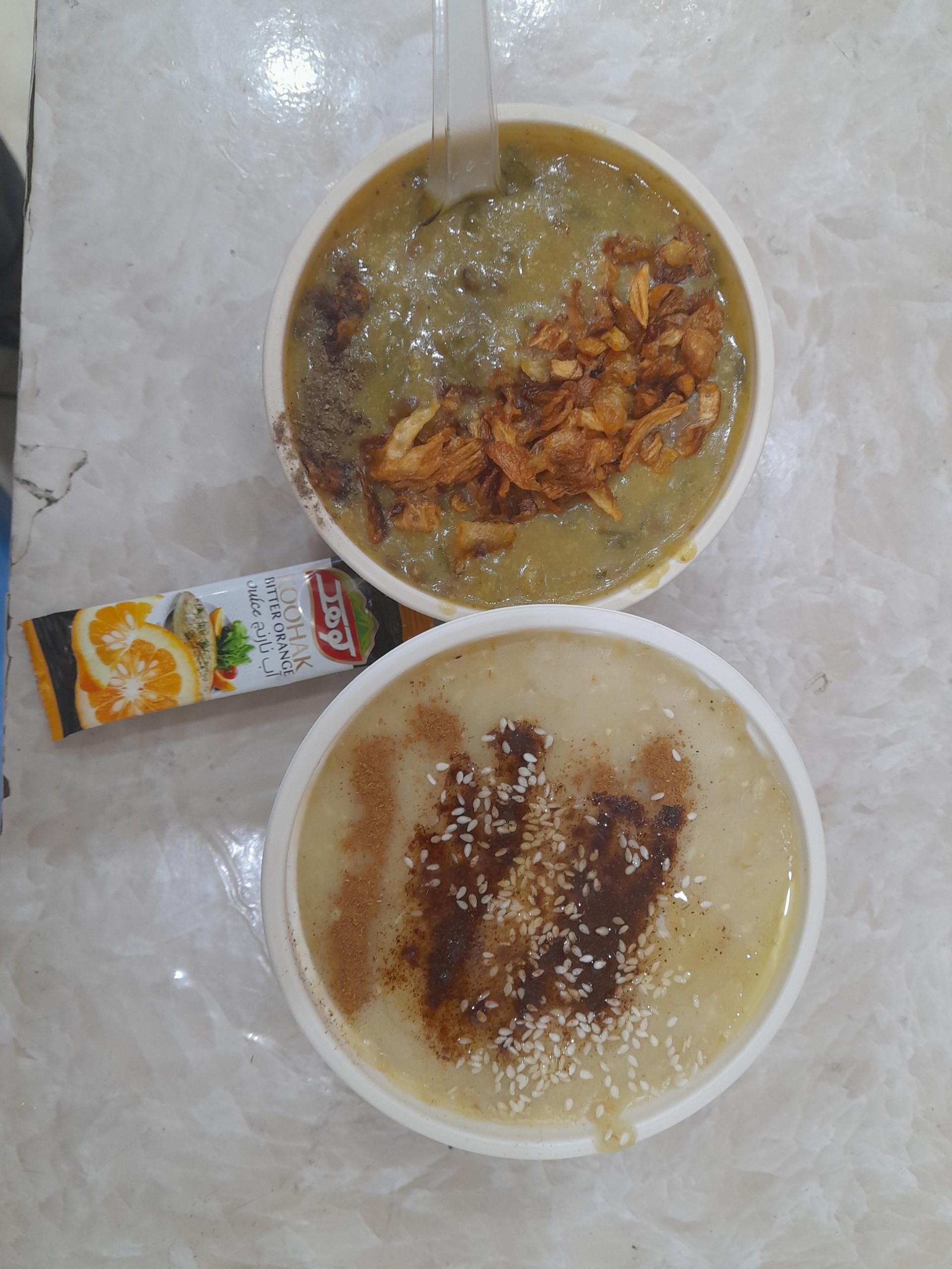 عکس آش و حلیم ممتاز رئیسی