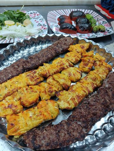 عکس کباب ساطوری بناب علی بابا