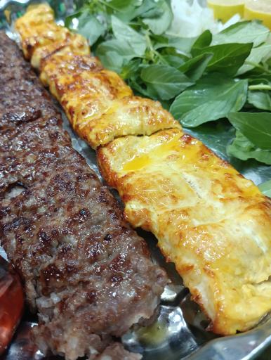 عکس کباب ساطوری بناب علی بابا