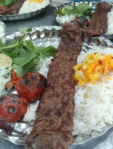 عکس کباب ساطوری بناب علی بابا