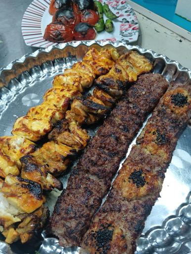 عکس کباب ساطوری بناب علی بابا