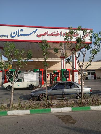عکس پمپ بنزین مهستان