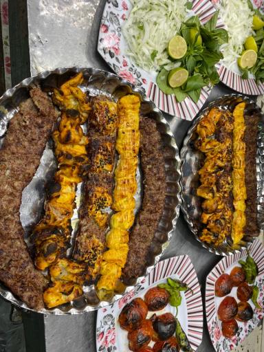 عکس کباب ساطوری بناب علی بابا