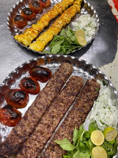 عکس کباب ساطوری بناب علی بابا