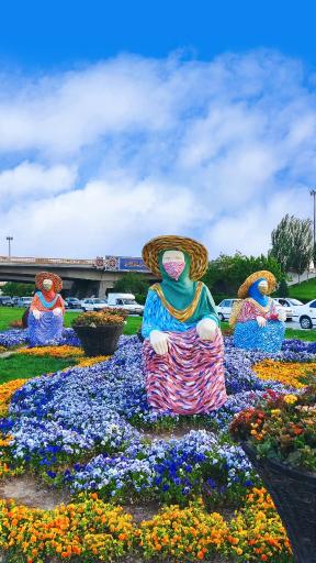 عکس تقاطع غیر همسطح قائم