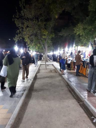 عکس بازار شب دست فروشان