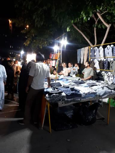 عکس بازار شب دست فروشان