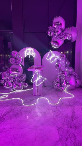 عکس بادکنک آرایی اصفهان شادکنک مزروعی